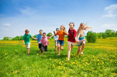 children playing